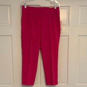 Women's Crop Stretch Pink Pants